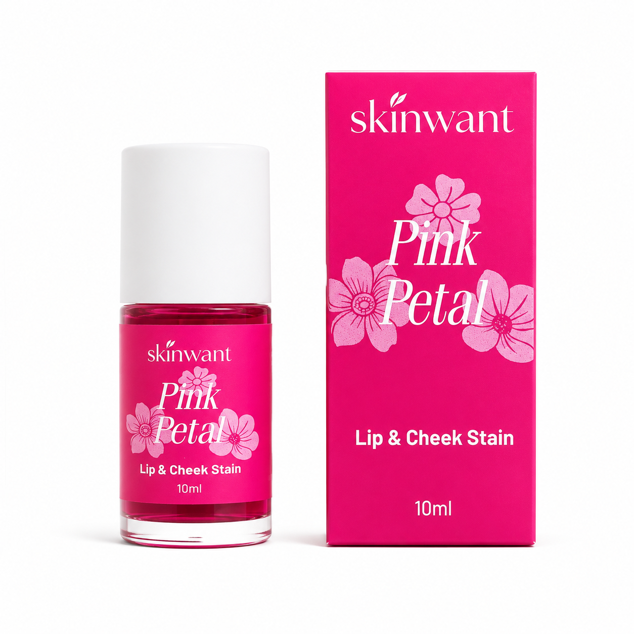 Skinwant Pink Petal Lip & Cheek Stain | Tint (10ml)🌸