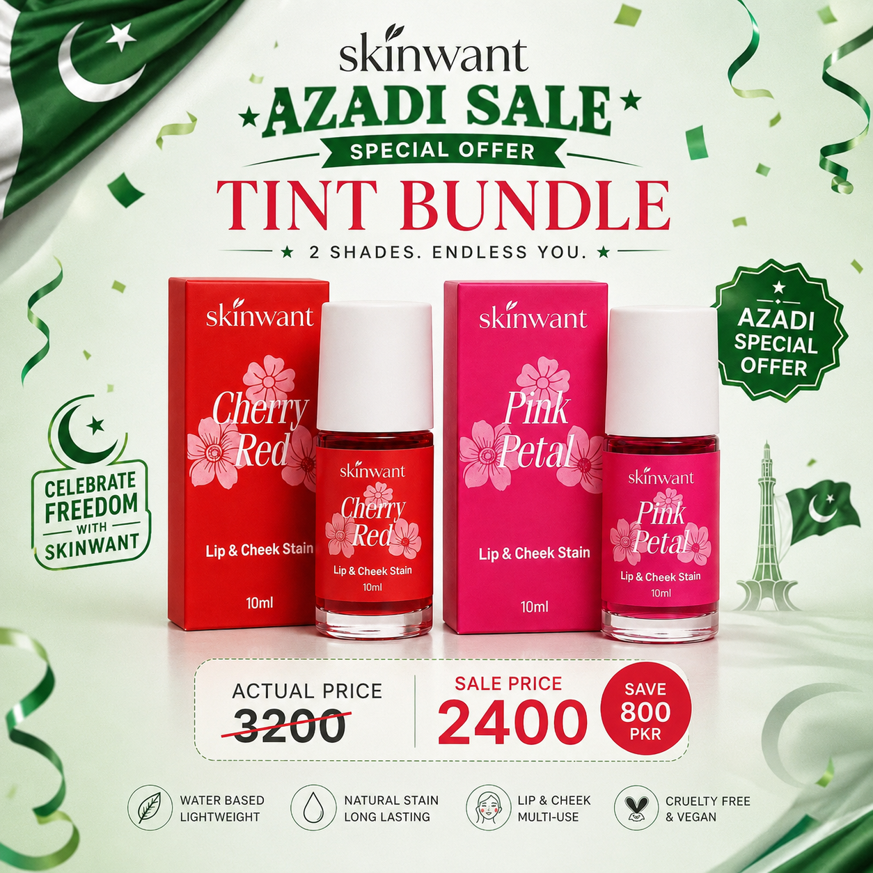 🇵🇰Azadi Sale offer Tints Bundle ✨
