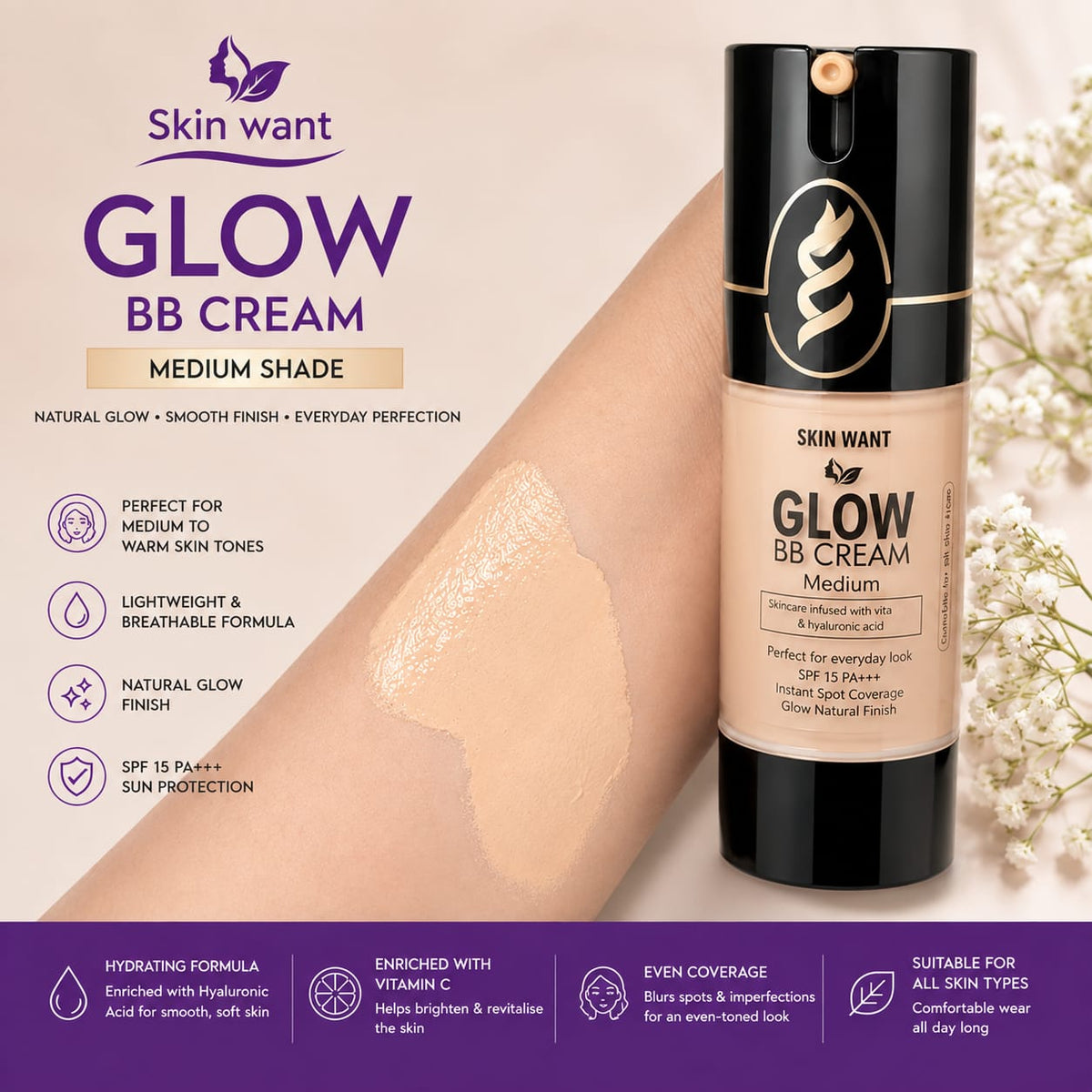 Skinwant Glow BB Cream ✨