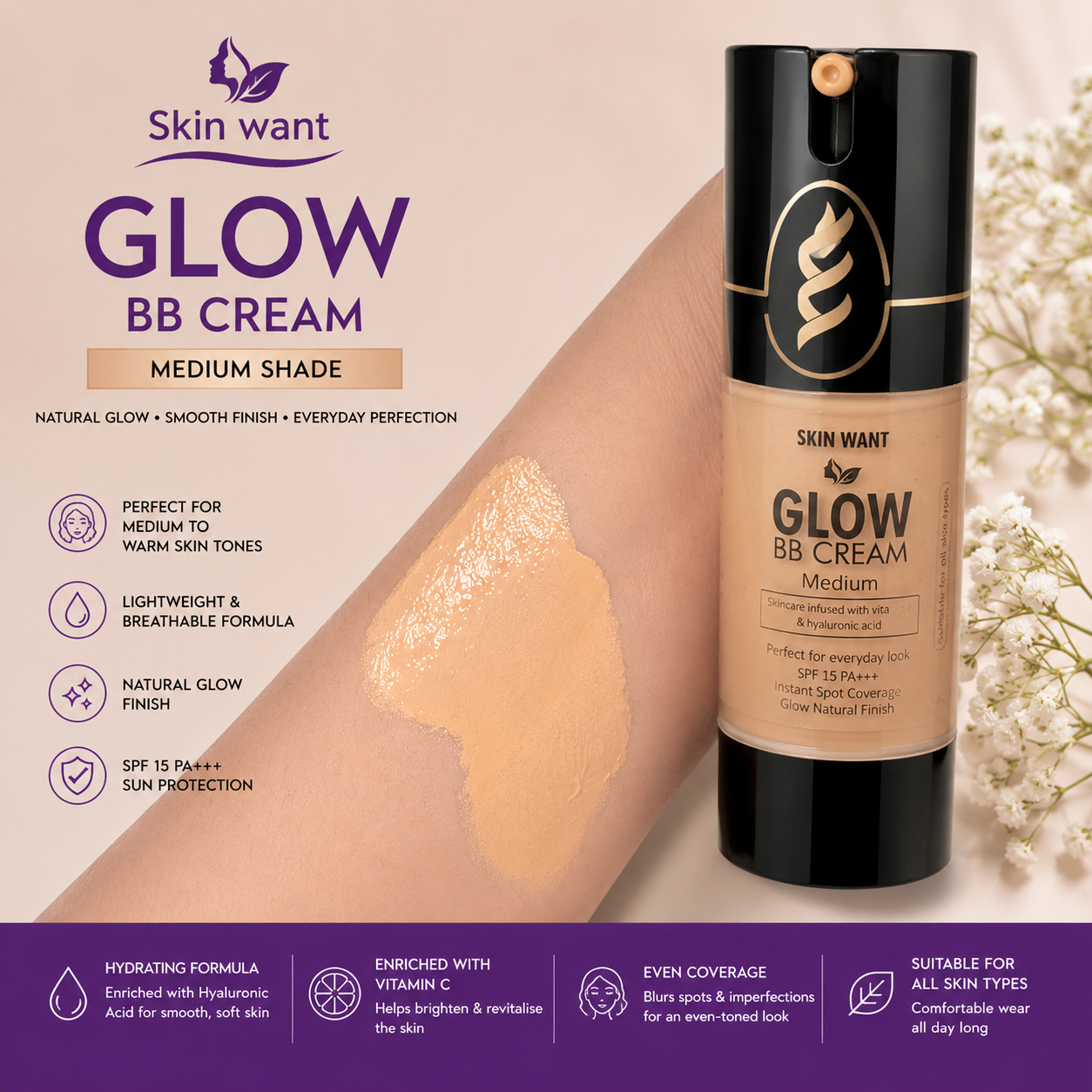 Skinwant Glow BB Cream ✨